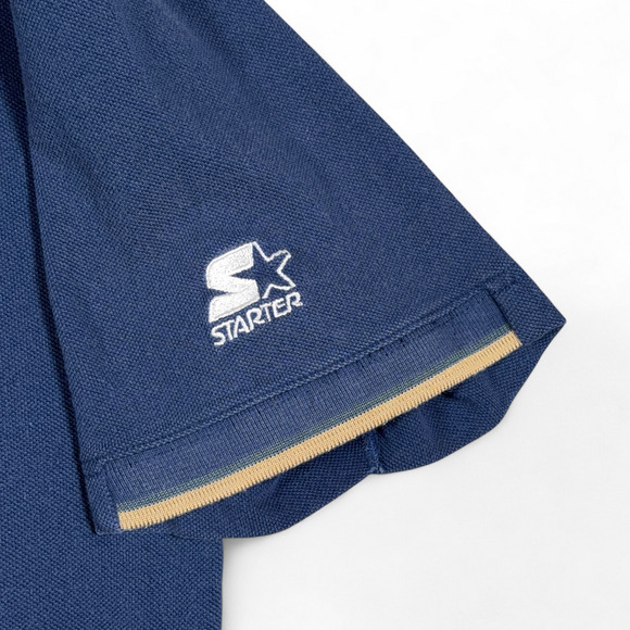 Vintage Notre Dame Shirt Adult LARGE Blue Starter Football Fighting Irish 90s - Picture 8 of 11